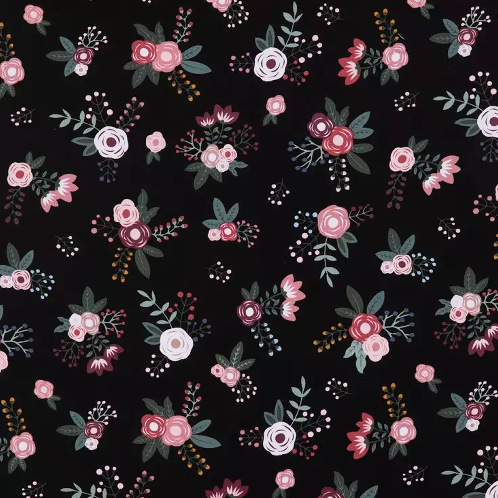 Black Floral