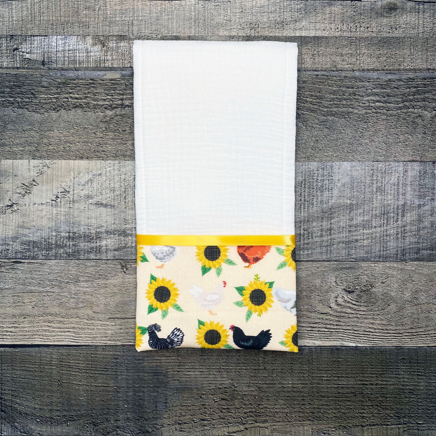 Chickens & Sunflowers