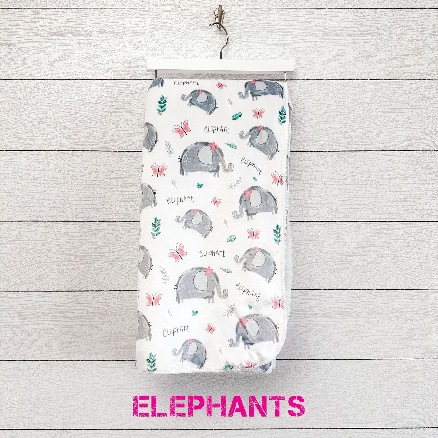 Girl Themed Personalized Baby Blanket