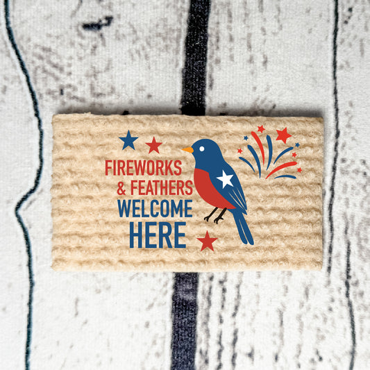 Patriotic Doormats for Bird Buddy