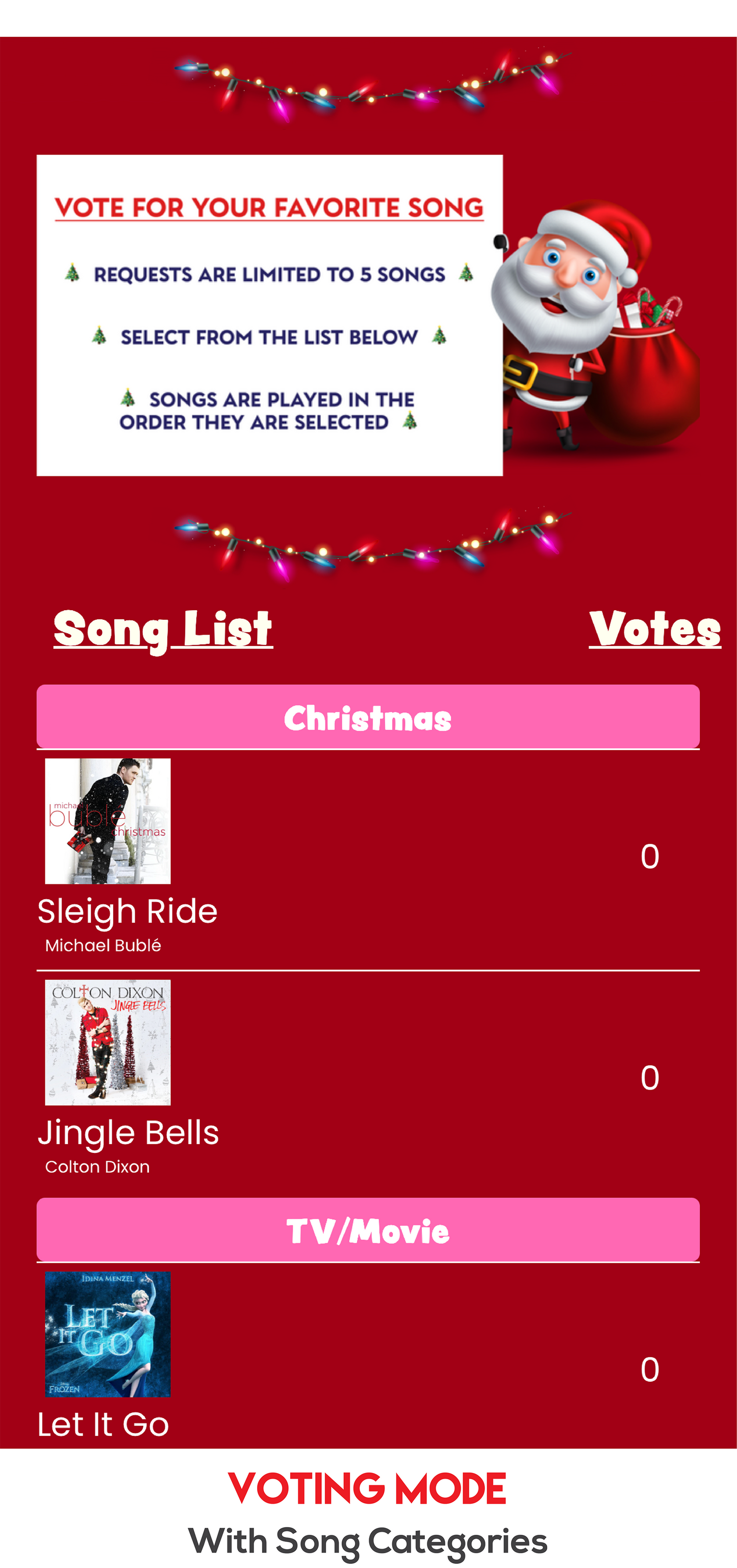 Christmas Characters (Red)