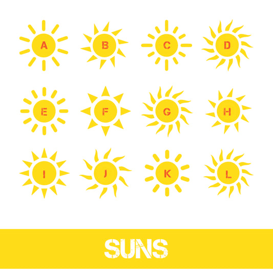 Sun Stickers