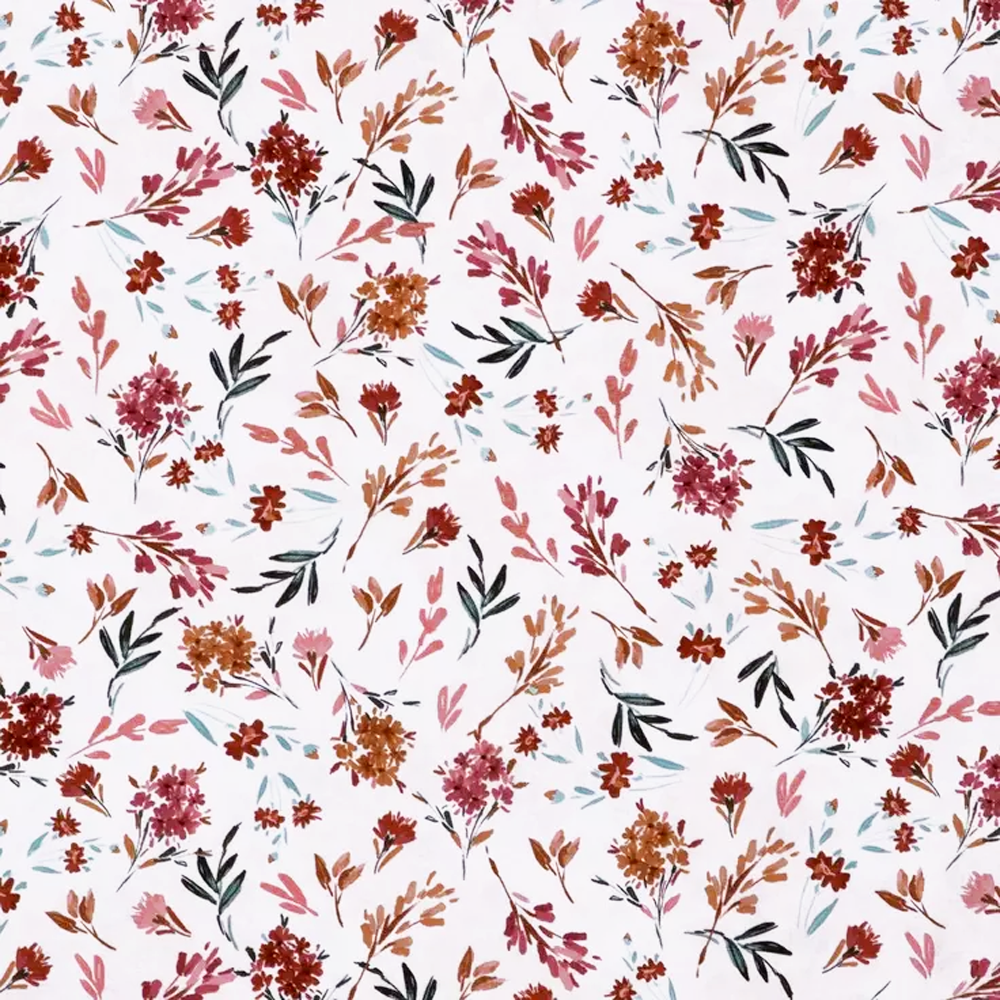 Cream & Rust Floral