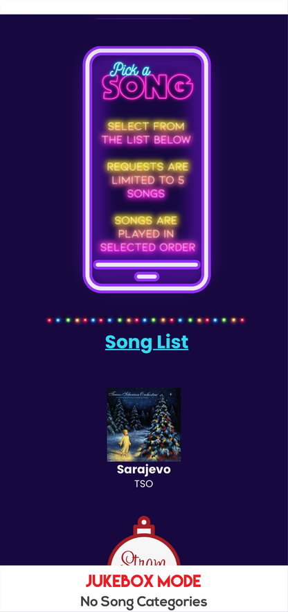 String Lights on Blue