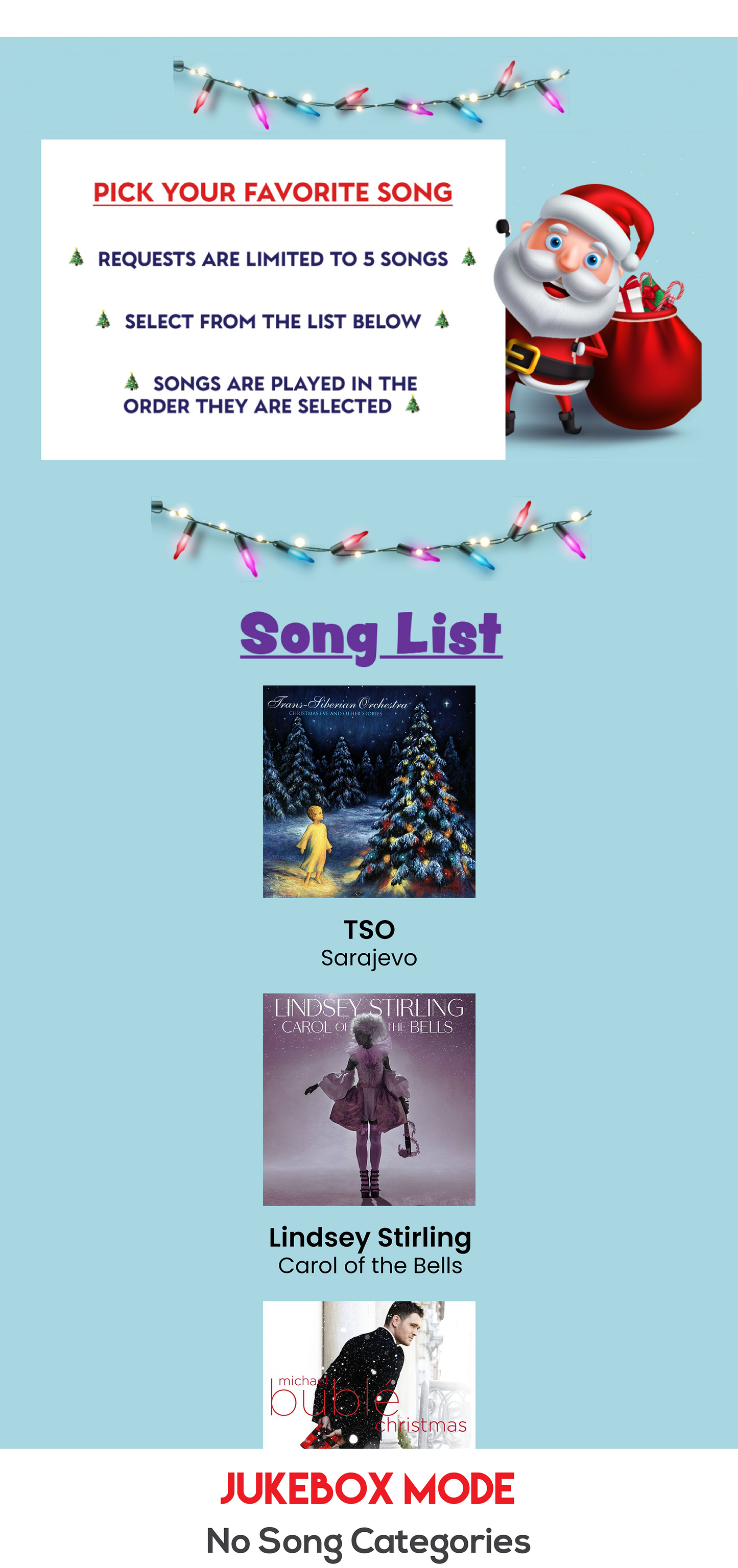 Christmas Characters (Blue)