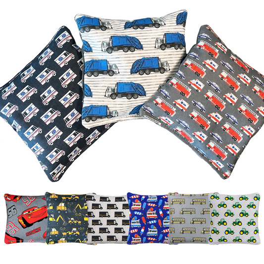 Vehicle Themed Cornhole Bags