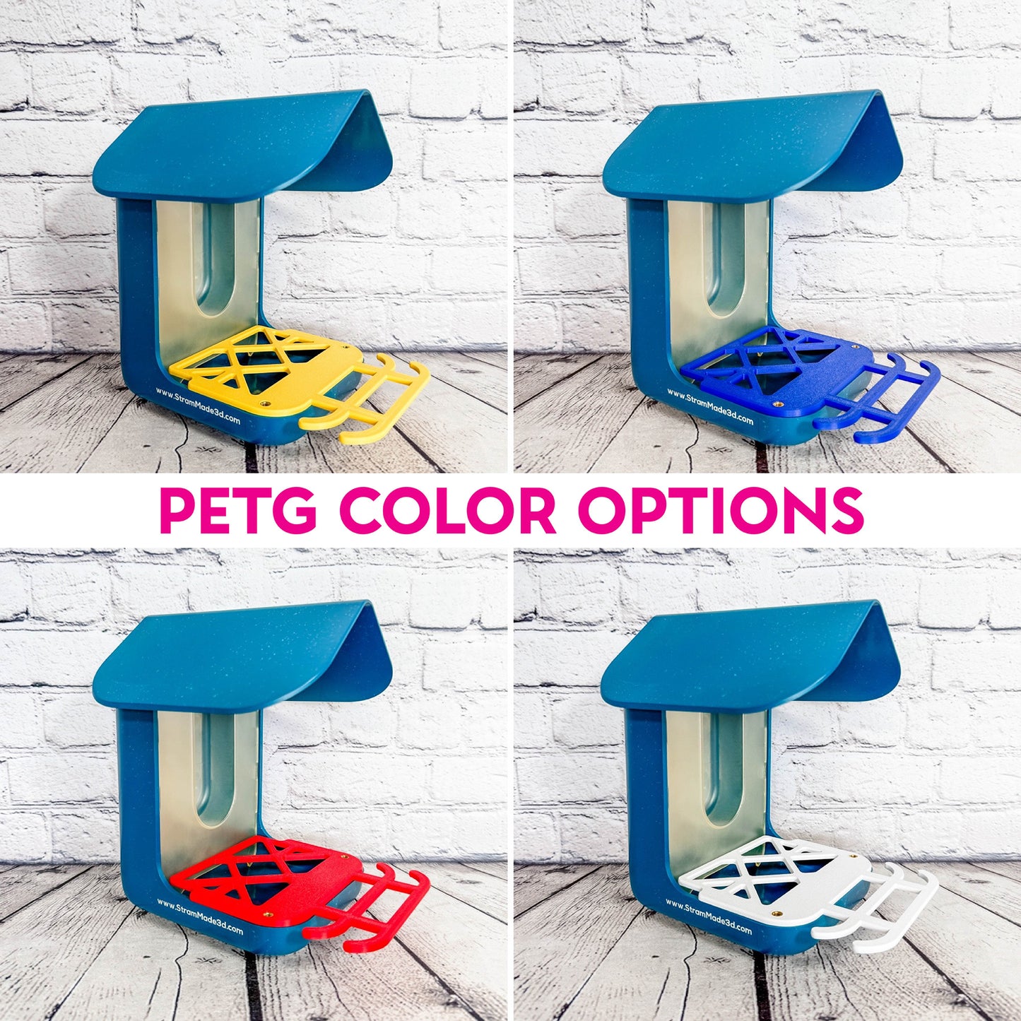 Integrated Seed Grate Perch for Bird Buddy