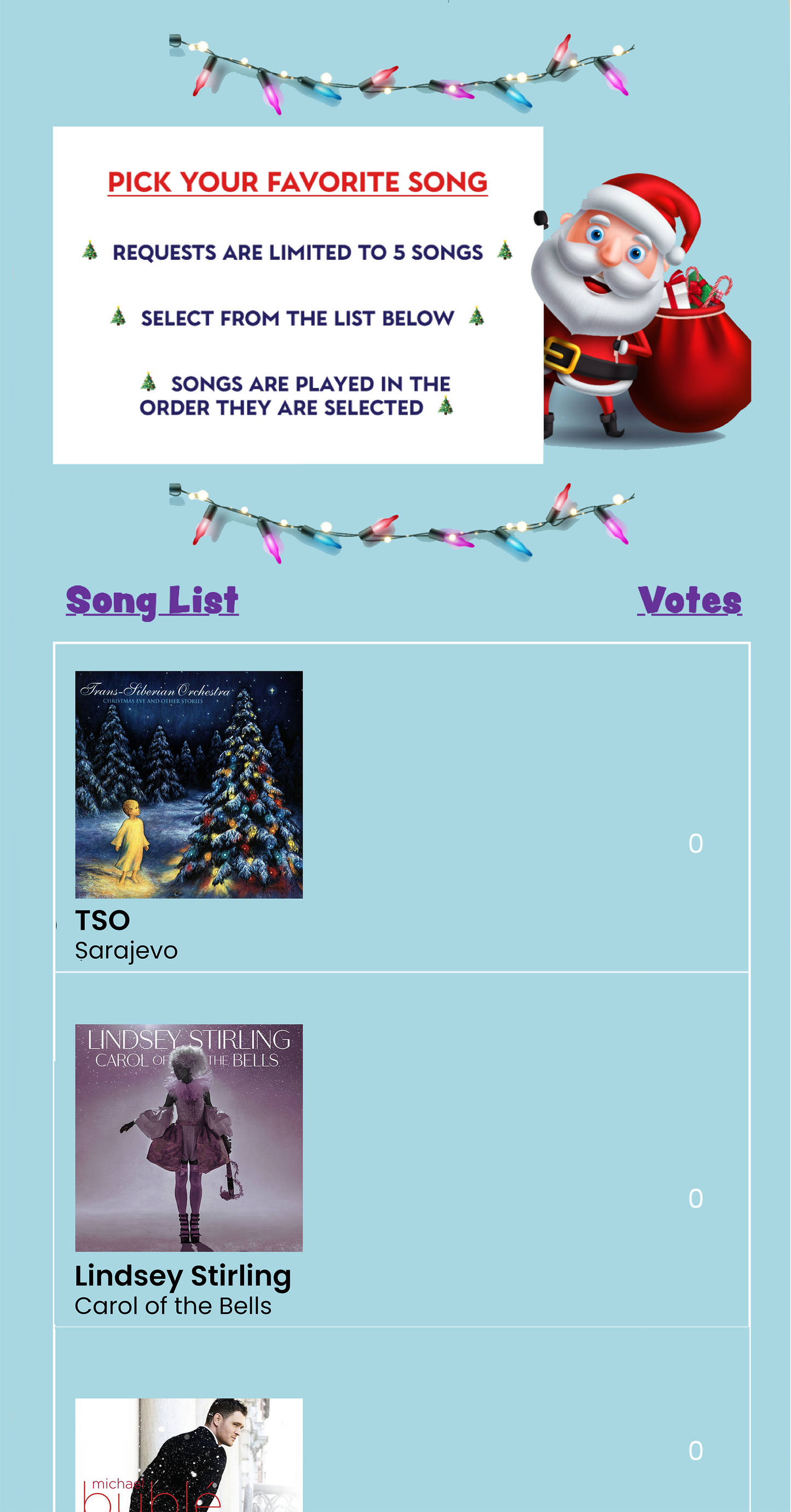 Christmas Characters (Blue)