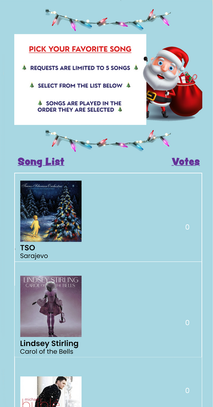 Christmas Characters (Blue)